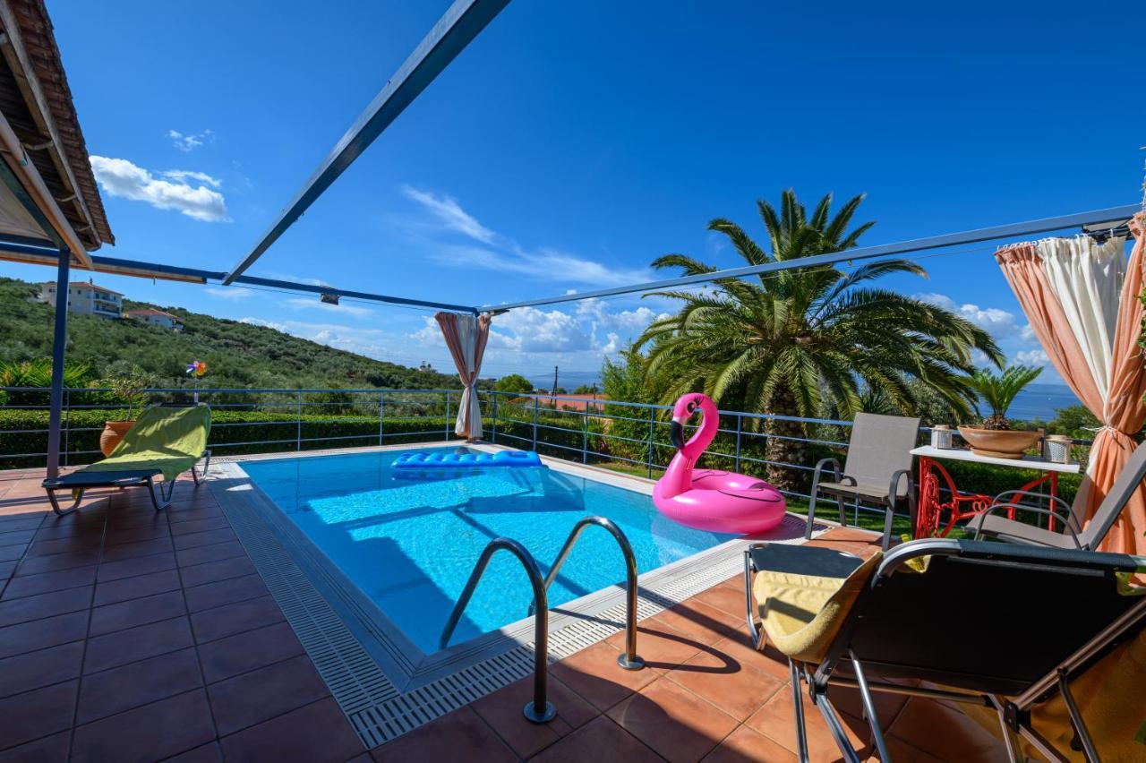 Cozy Small Smart Villa With Private Pool Mikri Mantineia Kalamata Exteriér fotografie