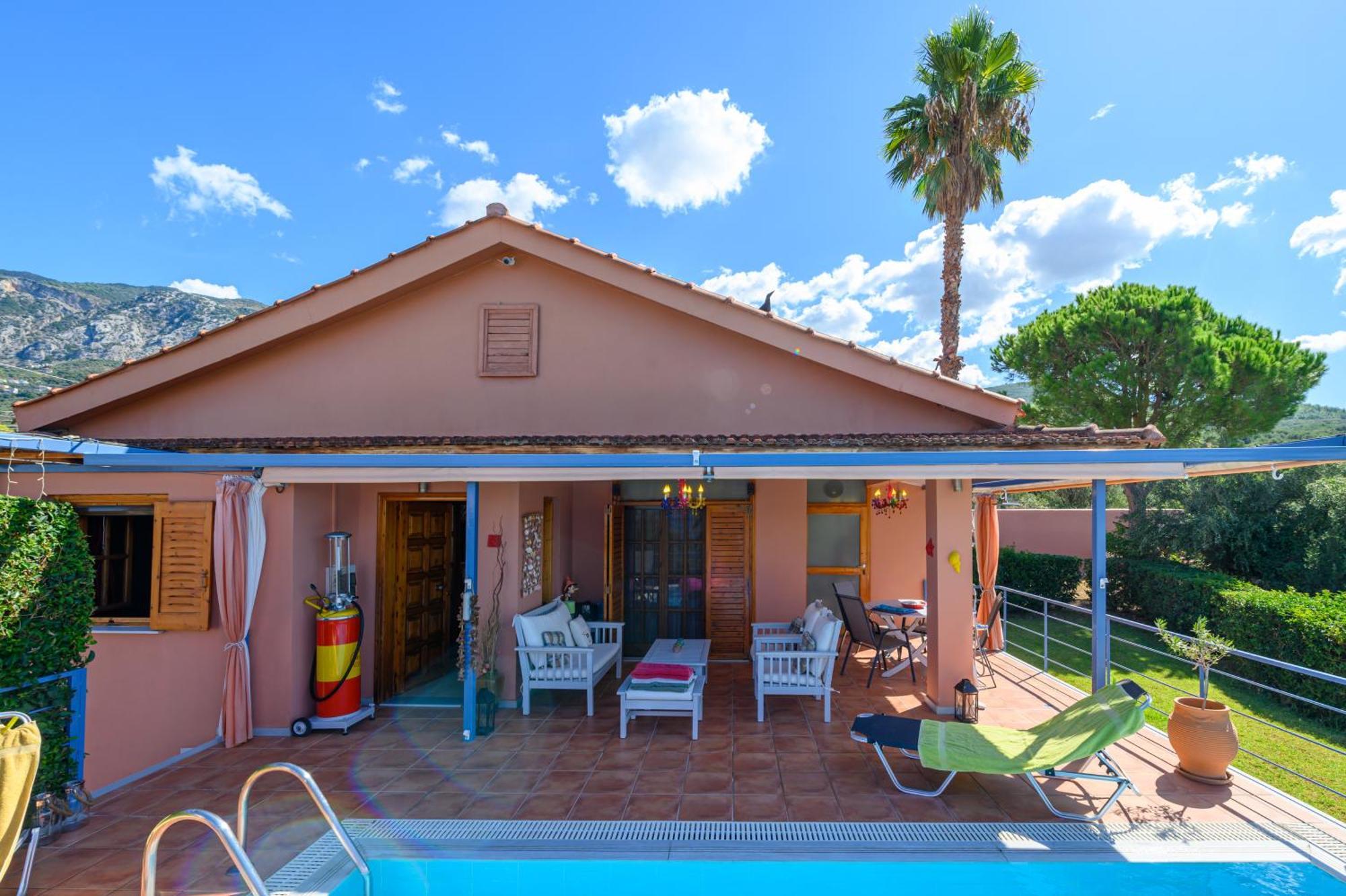 Cozy Small Smart Villa With Private Pool Mikri Mantineia Kalamata Exteriér fotografie